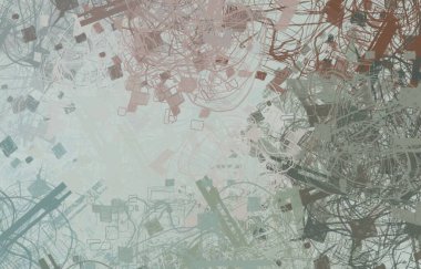 Soyut arka plan sanatı. 2D çizim. Etkileyici yağlı boya resim. Tuvalde fırça darbeleri. Modern sanat. Çok renkli arkaplan. Çağdaş sanat. İfade. Sanatsal dijital palet.