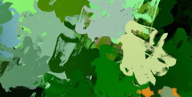 Soyut arka plan sanatı. 2D çizim. Etkileyici yağlı boya resim. Tuvalde fırça darbeleri. Modern sanat. Çok renkli arkaplan. Çağdaş sanat. İfade. Sanatsal dijital palet.