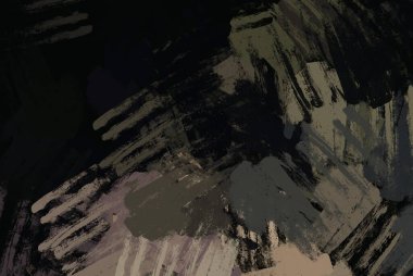 Soyut arka plan sanatı. 2D çizim. Etkileyici yağlı boya resim. Tuvalde fırça darbeleri. Modern sanat. Çok renkli arkaplan. Çağdaş sanat. İfade. Sanatsal dijital palet.