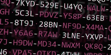 Yazılım geliştirici programlama kodu. Soyut modern sanal bilgisayar senaryosu. Masaüstü ekranında yazılım geliştirici programcının çalışması 