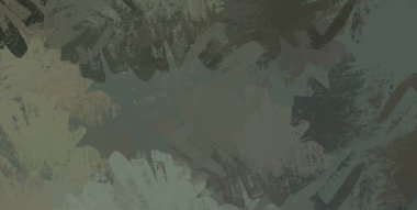 Soyut arka plan sanatı. 2D çizim. Etkileyici yağlı boya resim. Tuvalde fırça darbeleri. Modern sanat. Çok renkli arkaplan. Çağdaş sanat. İfade. Sanatsal dijital palet.