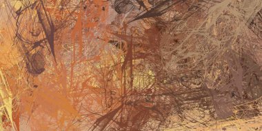 Soyut arka plan sanatı. 2D çizim. Etkileyici yağlı boya resim. Tuvalde fırça darbeleri. Modern sanat. Çok renkli arkaplan. Çağdaş sanat. İfade. Sanatsal dijital palet.