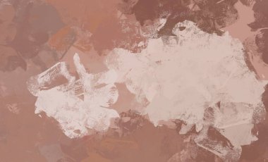 Soyut arka plan sanatı. 2D çizim. Etkileyici yağlı boya resim. Tuvalde fırça darbeleri. Modern sanat. Çok renkli arkaplan. Çağdaş sanat. İfade. Sanatsal dijital palet.