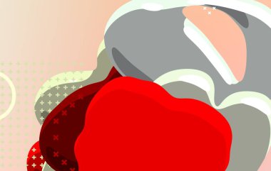 Soyut arka plan sanatı. 3 boyutlu illüstrasyon. Çok renkli arkaplan. Çağdaş sanat. Sanatsal dijital palet.