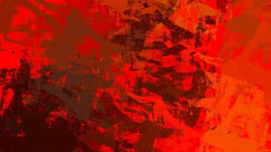 Soyut arka plan sanatı. 2D çizim. Etkileyici yağlı boya resim. Tuvalde fırça darbeleri. Modern sanat. Çok renkli arkaplan. Çağdaş sanat. İfade. Sanatsal dijital palet.