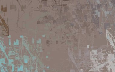 Soyut arka plan sanatı. 2D çizim. Etkileyici yağlı boya resim. Tuvalde fırça darbeleri. Modern sanat. Çok renkli arkaplan. Çağdaş sanat. İfade. Sanatsal dijital palet.