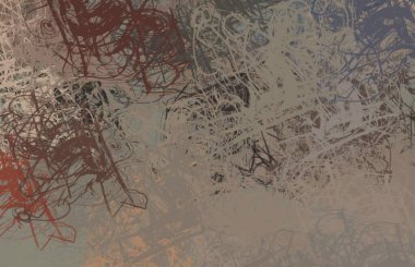 Soyut arka plan sanatı. 2D çizim. Etkileyici yağlı boya resim. Tuvalde fırça darbeleri. Modern sanat. Çok renkli arkaplan. Çağdaş sanat. İfade. Sanatsal dijital palet.