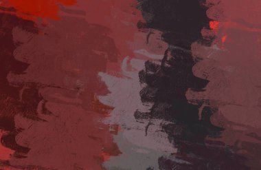 Soyut arka plan sanatı. 2D çizim. Etkileyici yağlı boya resim. Tuvalde fırça darbeleri. Modern sanat. Çok renkli arkaplan. Çağdaş sanat. İfade. Sanatsal dijital palet.