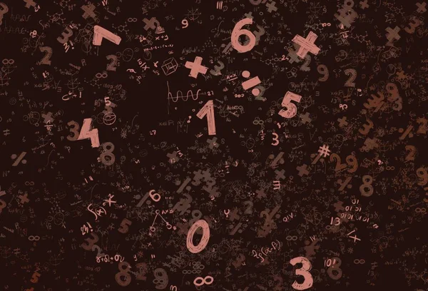 Math Ilustración Abstract Background Numbers Copy Space — Foto de Stock