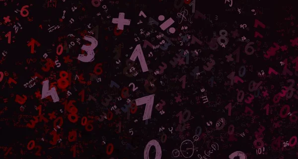 Math Ilustración Abstract Background Numbers Copy Space —  Fotos de Stock