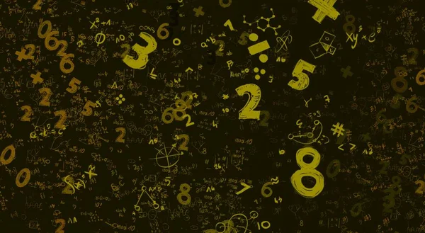 Math Ilustración Abstract Background Numbers Copy Space —  Fotos de Stock