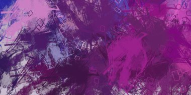 Soyut arka plan sanatı. 2D çizim. Etkileyici yağlı boya resim. Tuvalde fırça darbeleri. Modern sanat. Çok renkli arkaplan. Çağdaş sanat. İfade. Sanatsal dijital palet.