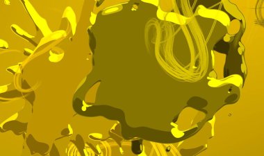 Soyut arka plan sanatı. 3 boyutlu illüstrasyon. Tuvalde fırça darbeleri. Çok renkli arkaplan. Çağdaş sanat. Sanatsal dijital palet.