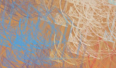 Soyut arka plan sanatı. 2D çizim. Etkileyici yağlı boya resim. Tuvalde fırça darbeleri. Modern sanat. Çok renkli arkaplan. Çağdaş sanat. İfade. Sanatsal dijital palet.