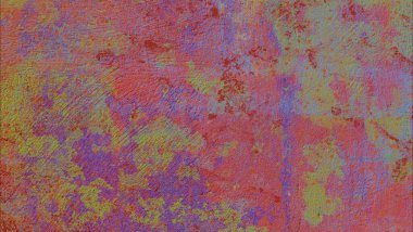 Soyut arka plan sanatı. 2D çizim. Etkileyici yağlı boya resim. Tuvalde fırça darbeleri. Modern sanat. Çok renkli arkaplan. Çağdaş sanat. İfade. Sanatsal dijital palet.