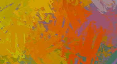 Soyut arka plan sanatı. 2D çizim. Etkileyici yağlı boya resim. Tuvalde fırça darbeleri. Modern sanat. Çok renkli arkaplan. Çağdaş sanat. İfade. Sanatsal dijital palet.