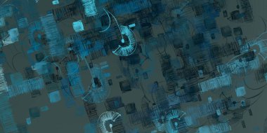 Soyut arka plan sanatı. 2D çizim. Etkileyici yağlı boya resim. Tuvalde fırça darbeleri. Modern sanat. Çok renkli arkaplan. Çağdaş sanat. İfade. Sanatsal dijital palet.