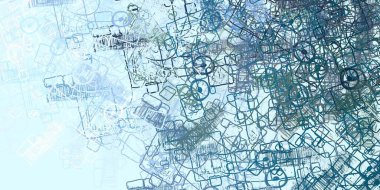 Soyut arka plan sanatı. 2D çizim. Etkileyici yağlı boya resim. Tuvalde fırça darbeleri. Modern sanat. Çok renkli arkaplan. Çağdaş sanat. İfade. Sanatsal dijital palet.