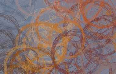 Soyut arka plan sanatı. 2D çizim. Etkileyici yağlı boya resim. Tuvalde fırça darbeleri. Modern sanat. Çok renkli arkaplan. Çağdaş sanat. İfade. Sanatsal dijital palet.