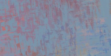 Soyut arka plan sanatı. 2D çizim. Etkileyici yağlı boya resim. Tuvalde fırça darbeleri. Modern sanat. Çok renkli arkaplan. Çağdaş sanat. İfade. Sanatsal dijital palet.