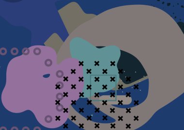 Soyut arka plan sanatı. 3 boyutlu illüstrasyon. Tuvalde fırça darbeleri. Çok renkli arkaplan. Çağdaş sanat. Sanatsal dijital palet.