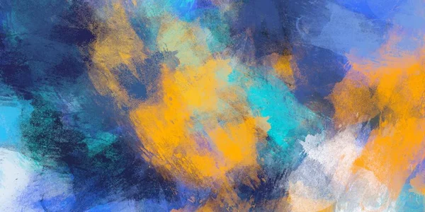 Abstracte Achtergrondkunst Illustratie Expressieve Olieverf Penseelstreken Doek Moderne Kunst Meerkleurige — Stockfoto