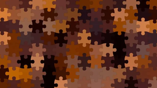 Modern Digital Abstract Jigsaw Puzzle Background — Stock Photo, Image