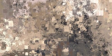 Soyut arka plan sanatı. 2D çizim. Etkileyici yağlı boya resim. Tuvalde fırça darbeleri. Modern sanat. Çok renkli arkaplan. Çağdaş sanat. İfade. Sanatsal dijital palet.