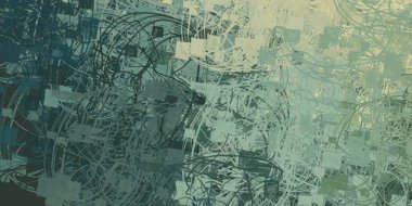 Soyut arka plan sanatı. 2D çizim. Etkileyici yağlı boya resim. Tuvalde fırça darbeleri. Modern sanat. Çok renkli arkaplan. Çağdaş sanat. İfade. Sanatsal dijital palet.