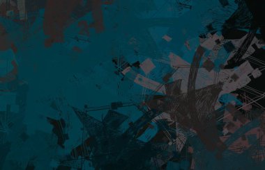 Soyut arka plan sanatı. 2D çizim. Etkileyici yağlı boya resim. Tuvalde fırça darbeleri. Modern sanat. Çok renkli arkaplan. Çağdaş sanat. İfade. Sanatsal dijital palet.