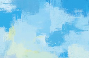 Soyut arka plan sanatı. 2D çizim. Etkileyici yağlı boya resim. Tuvalde fırça darbeleri. Modern sanat. Çok renkli arkaplan. Çağdaş sanat. İfade. Sanatsal dijital palet.