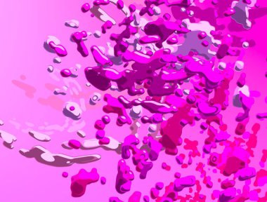 Soyut arka plan sanatı. 3 boyutlu illüstrasyon. Tuvalde fırça darbeleri. Çok renkli arkaplan. Çağdaş sanat. Sanatsal dijital palet.