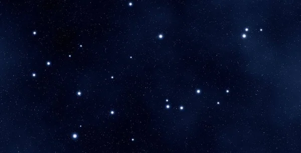 Deep space star field. Universe filled with stars and gas. Far distant cosmos Illustration.