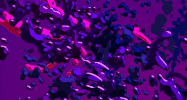 Soyut arka plan sanatı. 3 boyutlu illüstrasyon. Tuvalde fırça darbeleri. Çok renkli arkaplan. Çağdaş sanat. Sanatsal dijital palet.