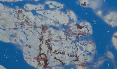 Soyut arka plan sanatı. 2D çizim. Etkileyici yağlı boya resim. Tuvalde fırça darbeleri. Modern sanat. Çok renkli arkaplan. Çağdaş sanat. İfade. Sanatsal dijital palet.