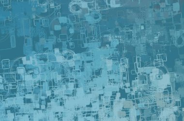 Soyut arka plan sanatı. 2D çizim. Etkileyici yağlı boya resim. Tuvalde fırça darbeleri. Modern sanat. Çok renkli arkaplan. Çağdaş sanat. İfade. Sanatsal dijital palet.