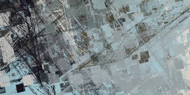 Soyut arka plan sanatı. 2D çizim. Etkileyici yağlı boya resim. Tuvalde fırça darbeleri. Modern sanat. Çok renkli arkaplan. Çağdaş sanat. İfade. Sanatsal dijital palet.