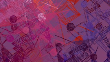 Soyut arka plan sanatı. 2D çizim. Etkileyici yağlı boya resim. Tuvalde fırça darbeleri. Modern sanat. Çok renkli arkaplan. Çağdaş sanat. İfade. Sanatsal dijital palet.