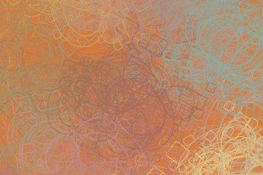 Soyut arka plan sanatı. 2D çizim. Etkileyici yağlı boya resim. Tuvalde fırça darbeleri. Modern sanat. Çok renkli arkaplan. Çağdaş sanat. İfade. Sanatsal dijital palet.