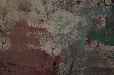 Soyut arka plan sanatı. 2D çizim. Etkileyici yağlı boya resim. Tuvalde fırça darbeleri. Modern sanat. Çok renkli arkaplan. Çağdaş sanat. İfade. Sanatsal dijital palet.
