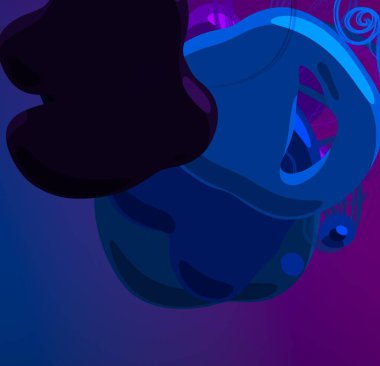 Soyut arka plan sanatı. Etkileyici yağlı boya resim. Tuvalde fırça darbeleri. Modern sanat. Çok renkli arkaplan. Çağdaş sanat. İfade. Sanatsal dijital palet.