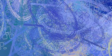 Soyut arka plan sanatı. 2D çizim. Etkileyici yağlı boya resim. Tuvalde fırça darbeleri. Modern sanat. Çok renkli arkaplan. Çağdaş sanat. İfade. Sanatsal dijital palet.