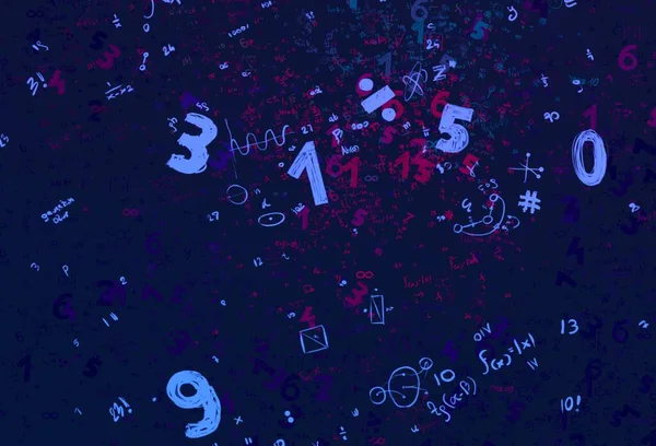 Math Illustration Abstract Background Numbers Copy Space — Stock Photo, Image