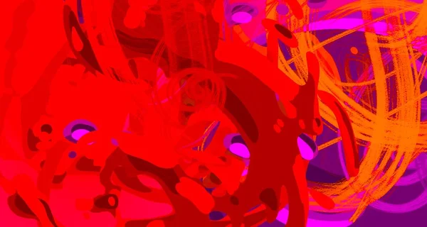Абстрактне Фонове Мистецтво Ілюстрація Кисті Полотні Різнокольоровий Фон Сучасне Мистецтво — стокове фото