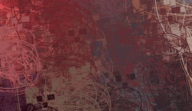 Soyut arka plan sanatı. 2D çizim. Etkileyici yağlı boya resim. Tuvalde fırça darbeleri. Modern sanat. Çok renkli arkaplan. Çağdaş sanat. İfade. Sanatsal dijital palet.