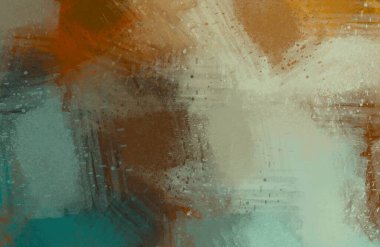 Soyut arka plan sanatı. 2D çizim. Etkileyici yağlı boya resim. Tuvalde fırça darbeleri. Modern sanat. Çok renkli arkaplan. Çağdaş sanat. İfade. Sanatsal dijital palet.