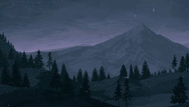 soyut sis dağları fotokopi alanı, doğal arkaplan