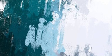 Soyut arka plan sanatı. 2D çizim. Etkileyici yağlı boya resim. Tuvalde fırça darbeleri. Modern sanat. Çok renkli arkaplan. Çağdaş sanat. İfade. Sanatsal dijital palet.