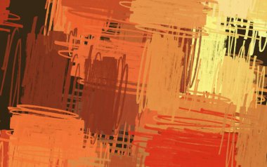 Soyut arka plan sanatı. 2D çizim. Etkileyici yağlı boya resim. Tuvalde fırça darbeleri. Modern sanat. Çok renkli arkaplan. Çağdaş sanat. İfade. Sanatsal dijital palet.