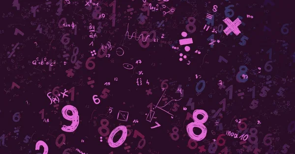 Math Ilustración Abstract Background Numbers Copy Space —  Fotos de Stock